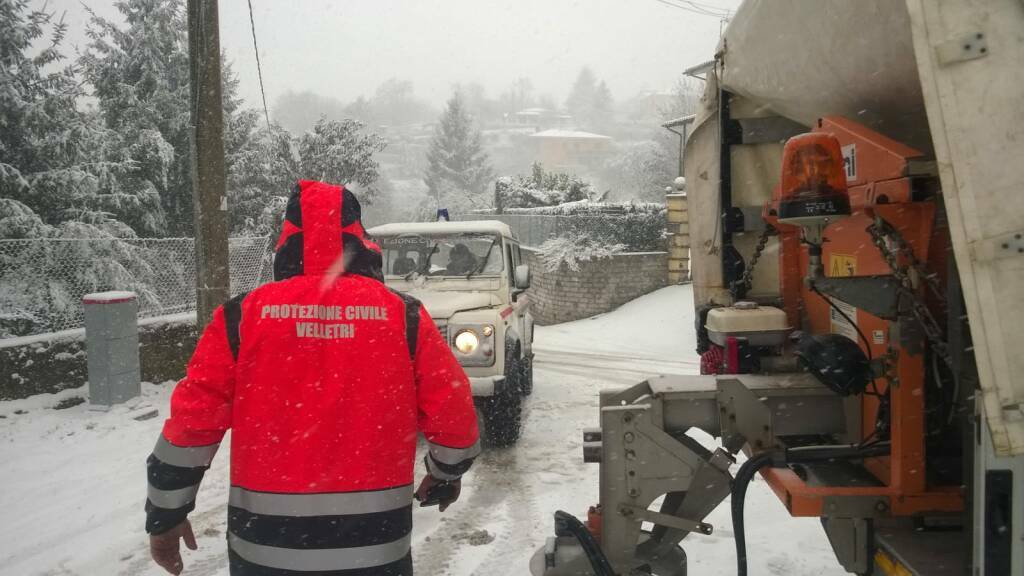 Protezione Civile antigelo Velletri