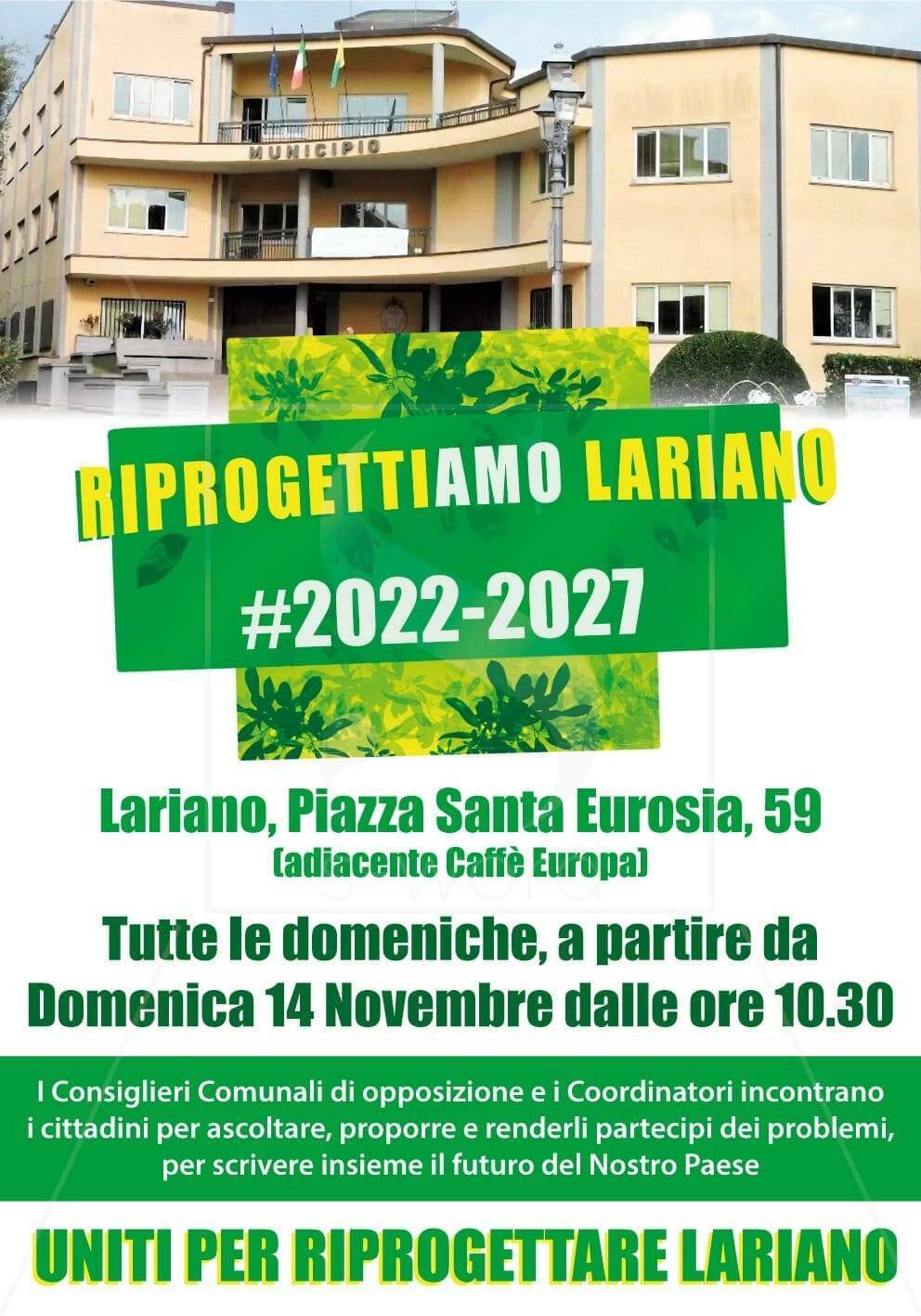 RIPROGETTIAMO LARIANO