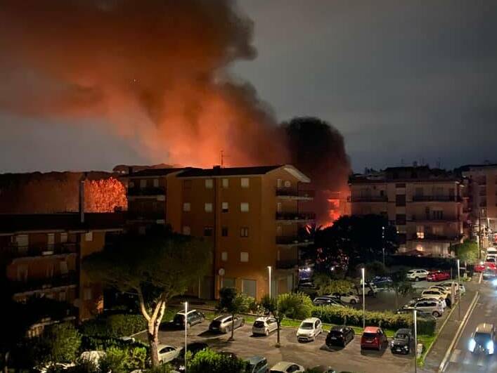 Incendio Genzano