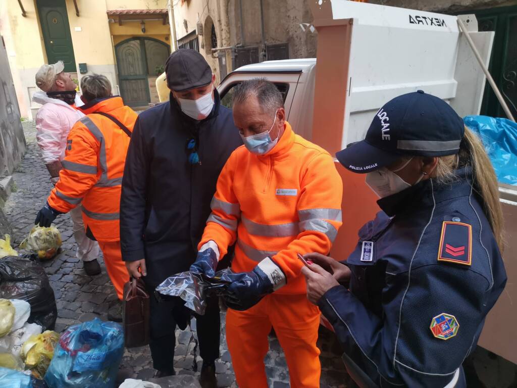 controlli rifiuti centro storico ariccia