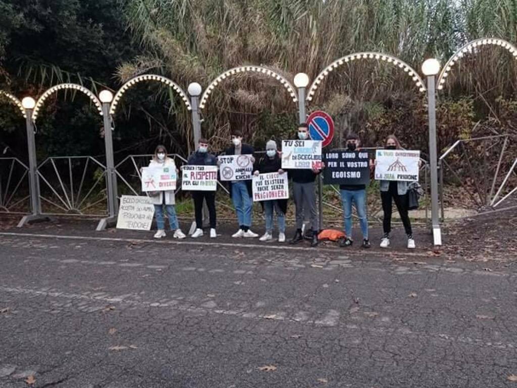 protesta circo san cesareo