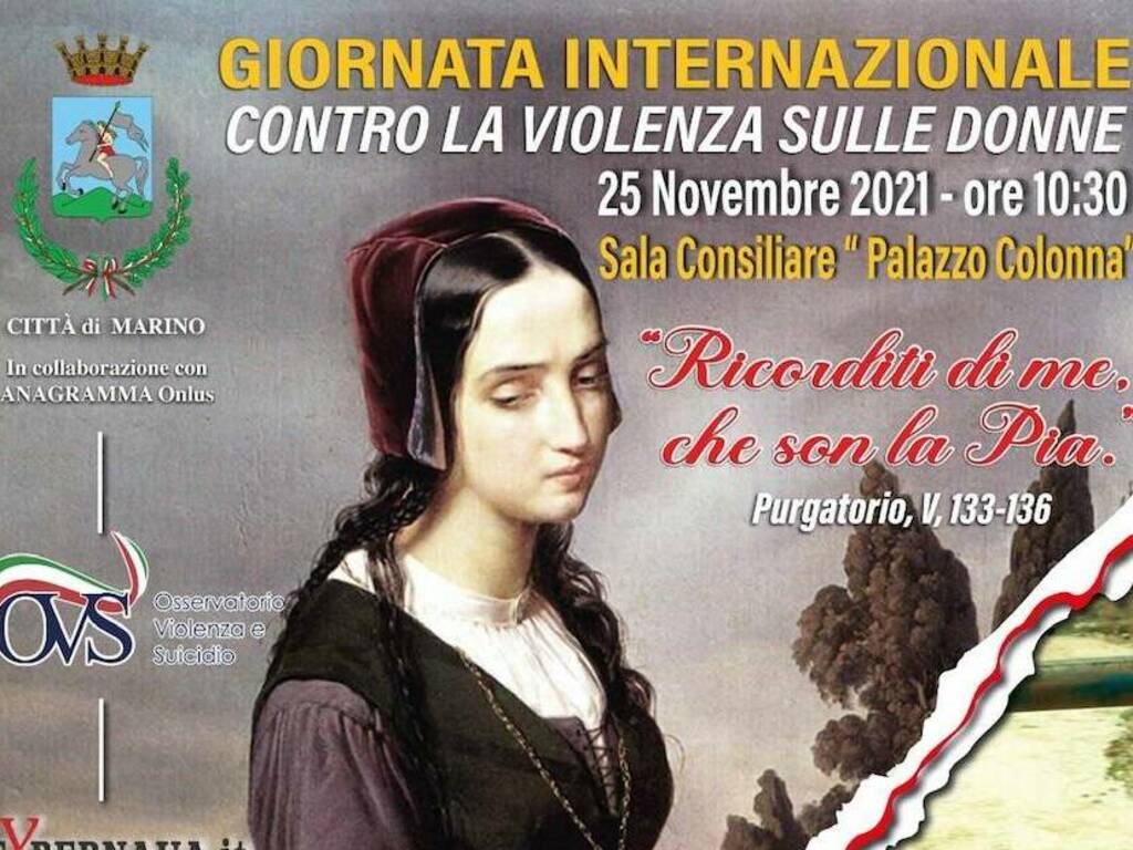 Giornata internazionale contro la violenza sulle donne marino