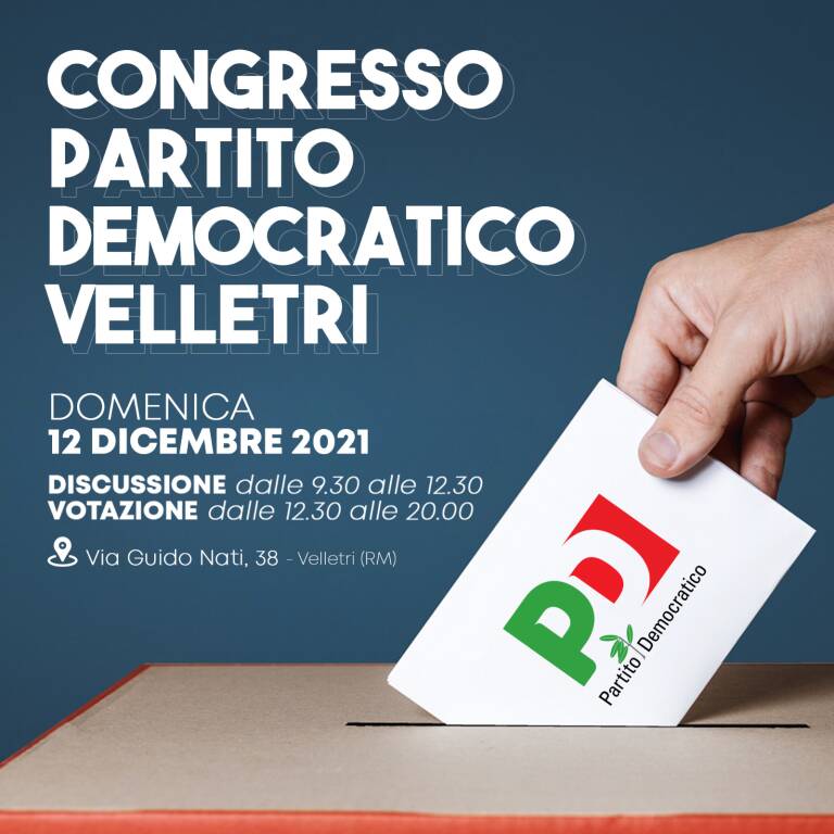 congresso partito democratico velletri