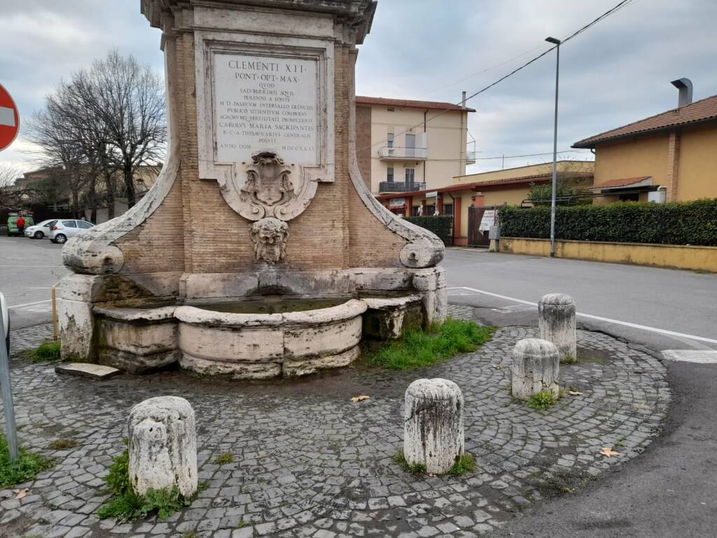 frascati fontanile via vanvitelli vermicino