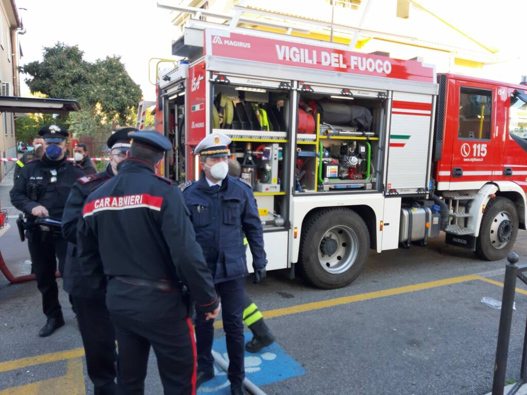 incendio via morena ciampino