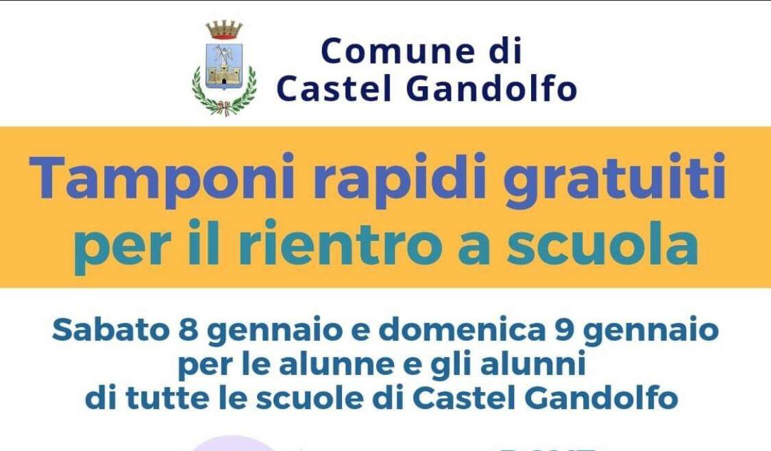 Castel Gandolfo tamponi