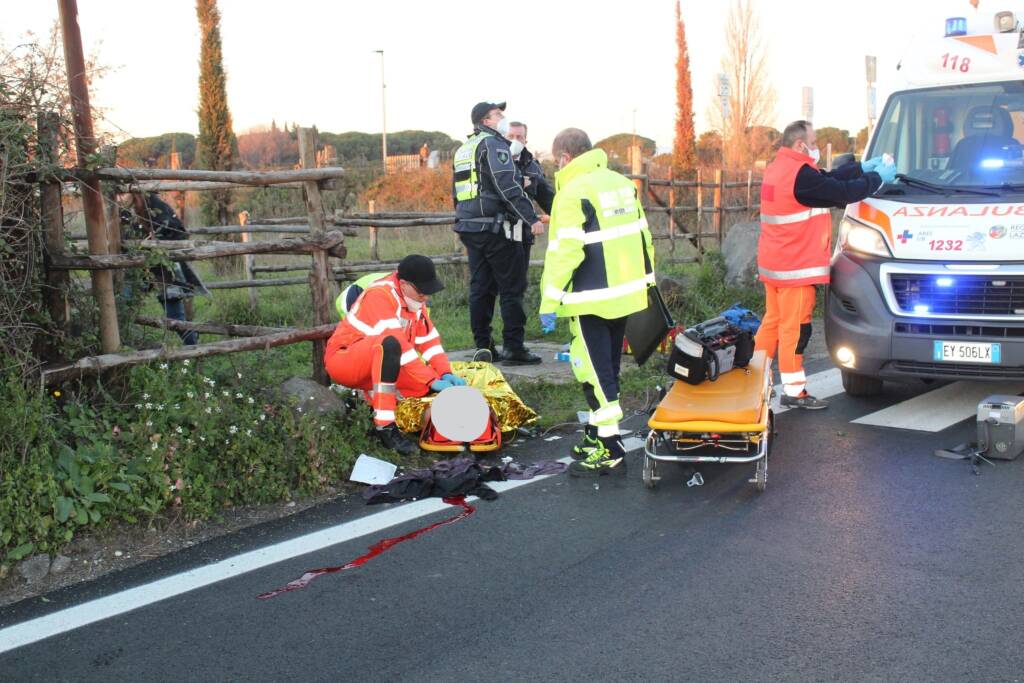 incidente pedone investito ciampino