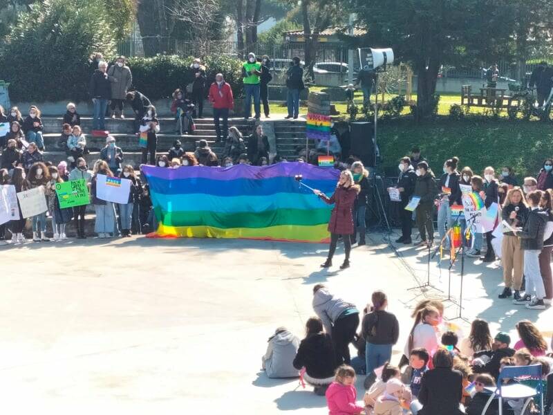 manifestazione per la pace marino