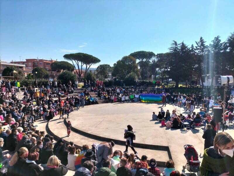 manifestazione per la pace marino