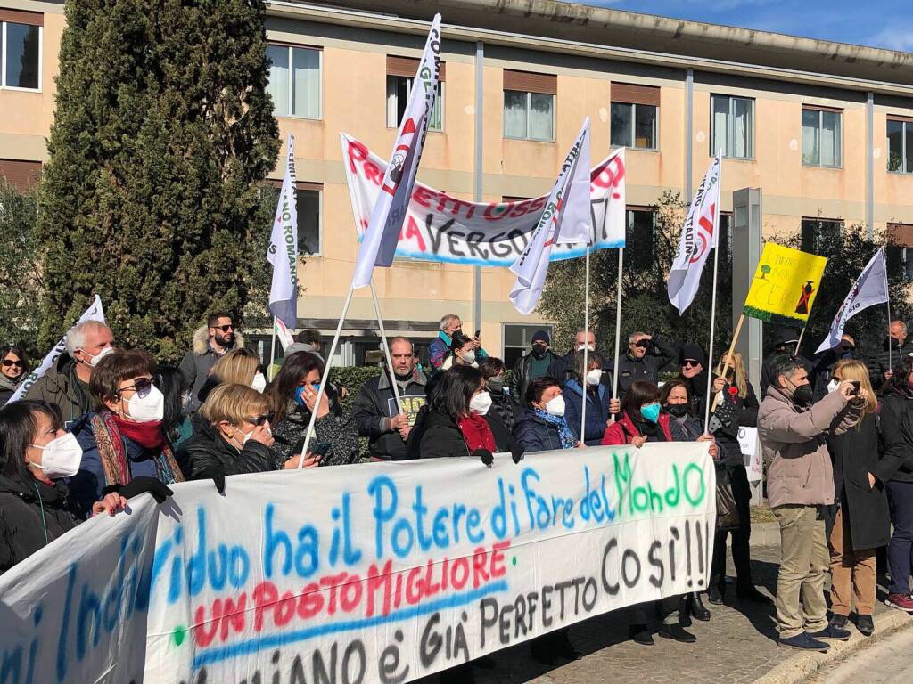 protesta magliano romano 2