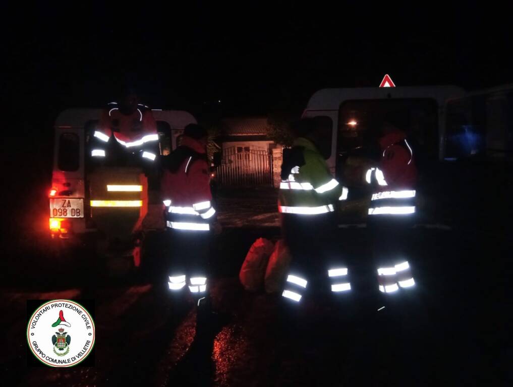 Neve Velletri Protezione Civile