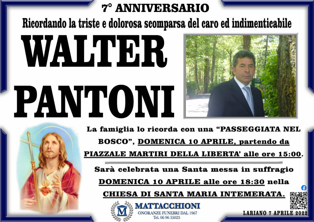 walter pantoni lariano