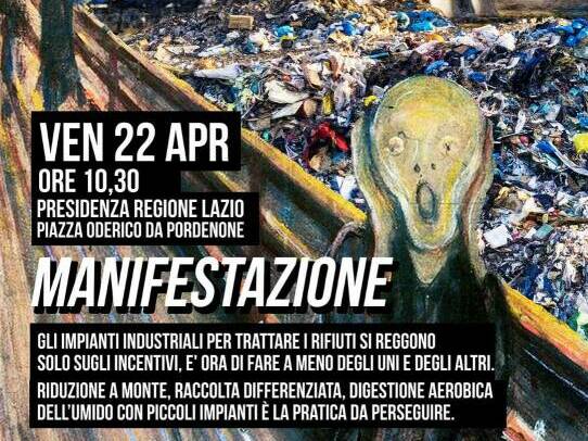 manifestazione rifiuti