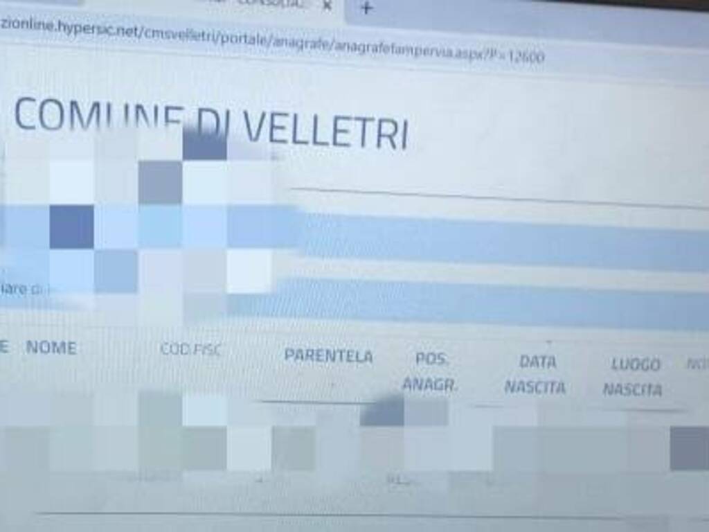 Velletri_ViolazionePrivacy_SitoComune_1
