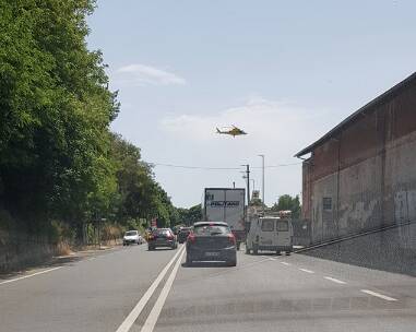 incidente via appia nord velletri eliambulanza