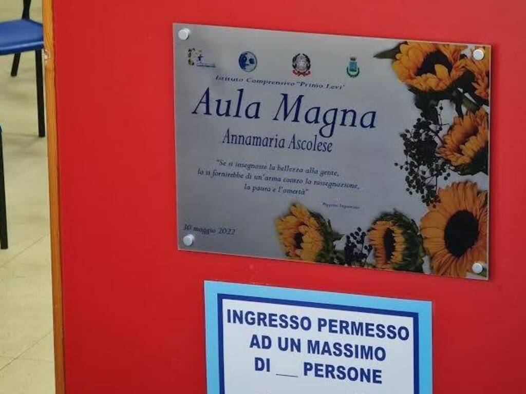 Inaugurazione_AulaMagna_AnnamariaAscolese_Marino_2