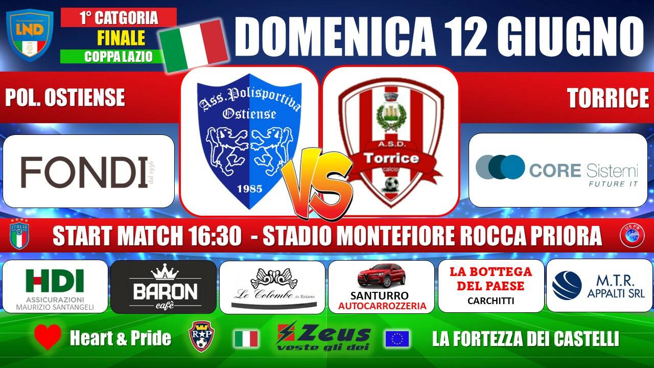 Rocca Priora Stadio Montefiore Coppa Italia 11-12/06/2022
