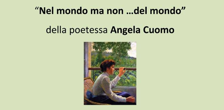 Angela Cuomo Nel Mondo Ma Non Del Mondo