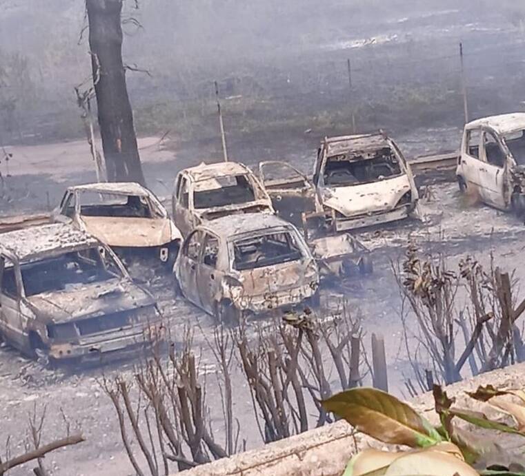 Incendio Monte Porzio