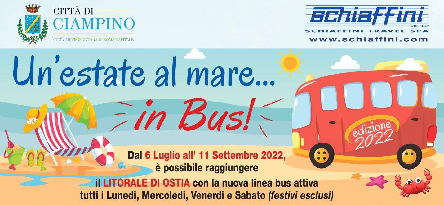 Ciampino Un'estate al mare in bus 2022 Orizz