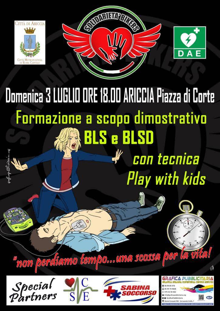 Ariccia 3 Lug 2022 Solidarietà Bikers Defibrillatore