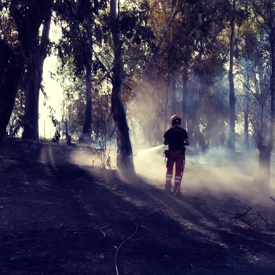 PROTEZIONE CIVILE GENZANO INCENDIO