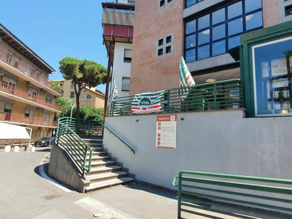 Sindacati protesta Ospedale Frascati