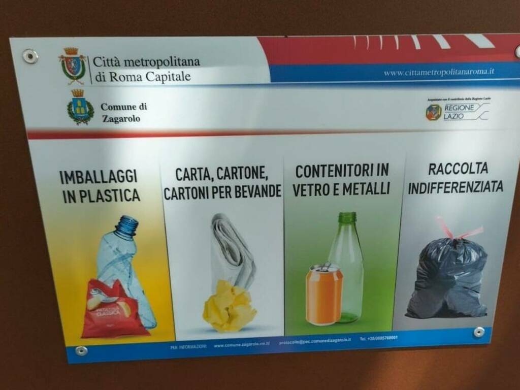 Cestino multi rifiuto dettaglio