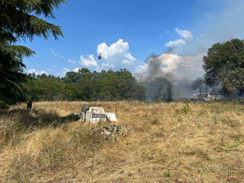 incendio genzano  