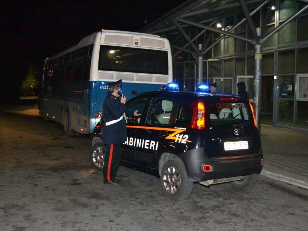 carabinieri cotral bus velletri
