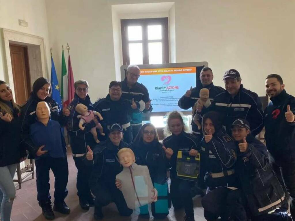 Polizia locale Albano corso blsd