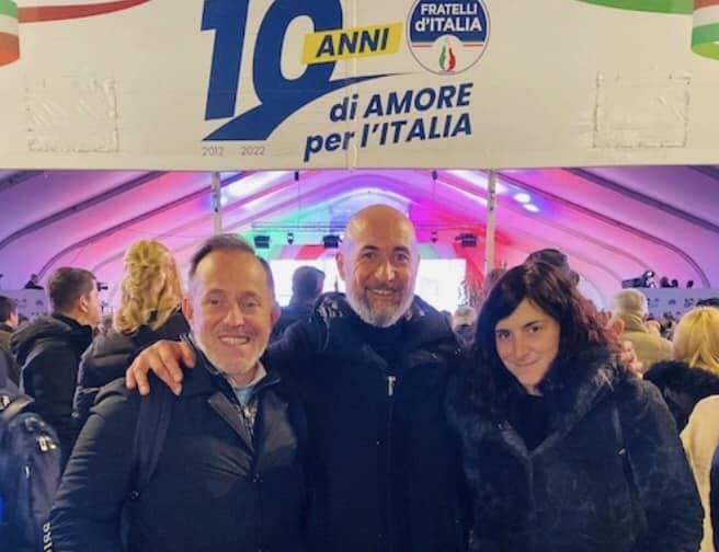 Giancarlo Righini, Massimiliano Calcagni e Micol Grasselli