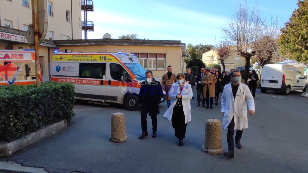 Ospedale di Velletri, la visita del Sottosegretario alla Salute on. Marcello Gemmato (FOTO)