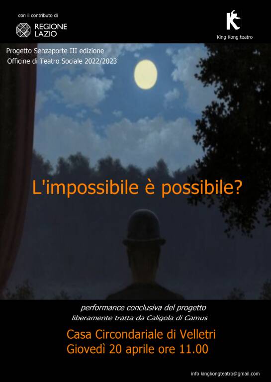 L'impossibile è possibile? Locandina Intera 20 Apr 2023