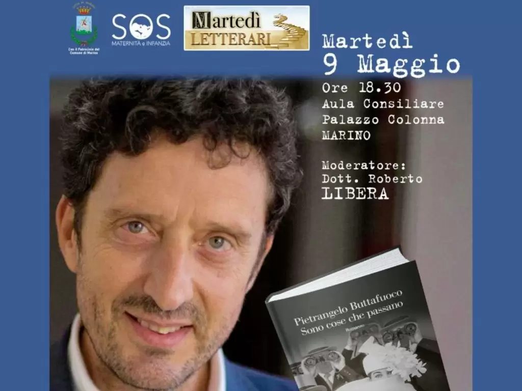 Marino - I Martedì letterari, 9 maggio appuntamento con il libro Sono cose  che passano di Pietrangelo Buttafuoco - Castelli Notizie