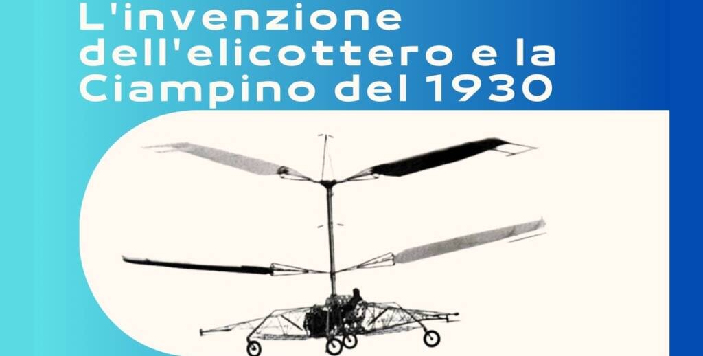 Ciampino Elicottero scuola Leonardo da Vinci 9 Mag 2023 Locandina Orizz