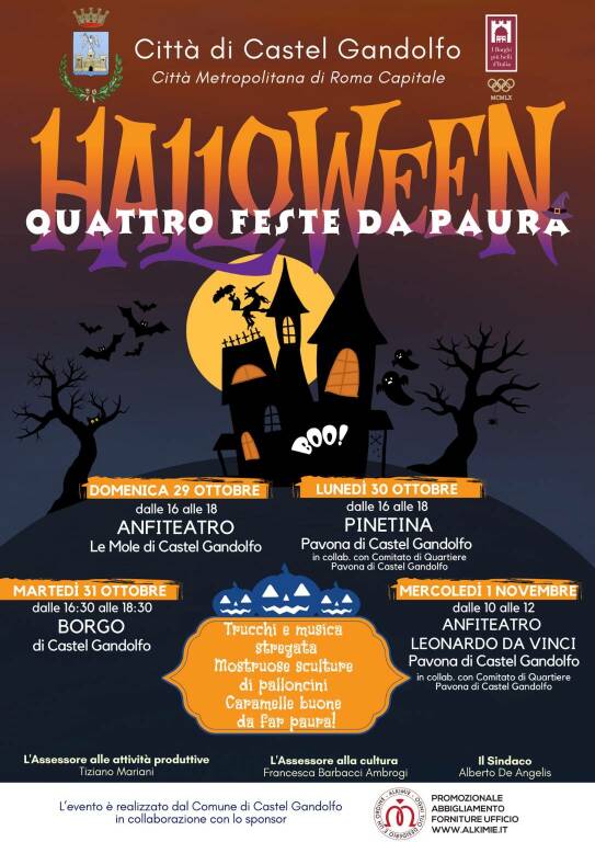 Castel Gandolfo Halloween 2023 Locandina Intera