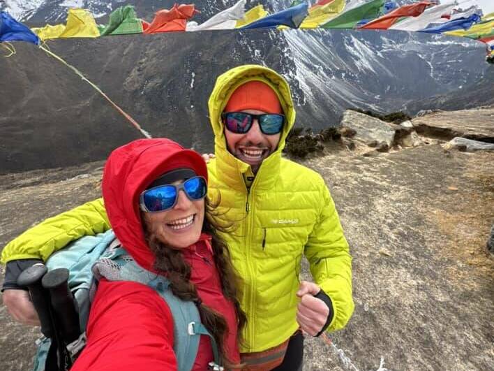 Daniele Semprucci e Diletta Di Nuccio sull'Himalaya, con lo sguardo sull'Everest (FOTO)