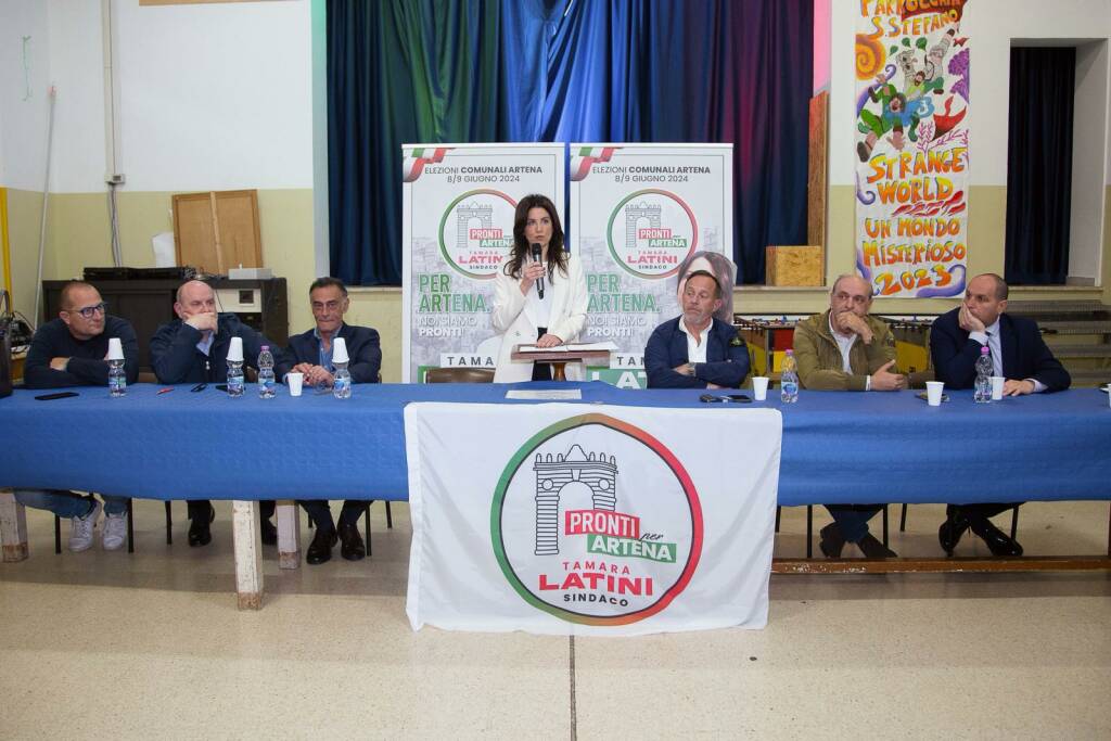 Elezioni Comunali Artena, la presentazione della candidatura a sindaco di Tamara Latini (FOTO)
