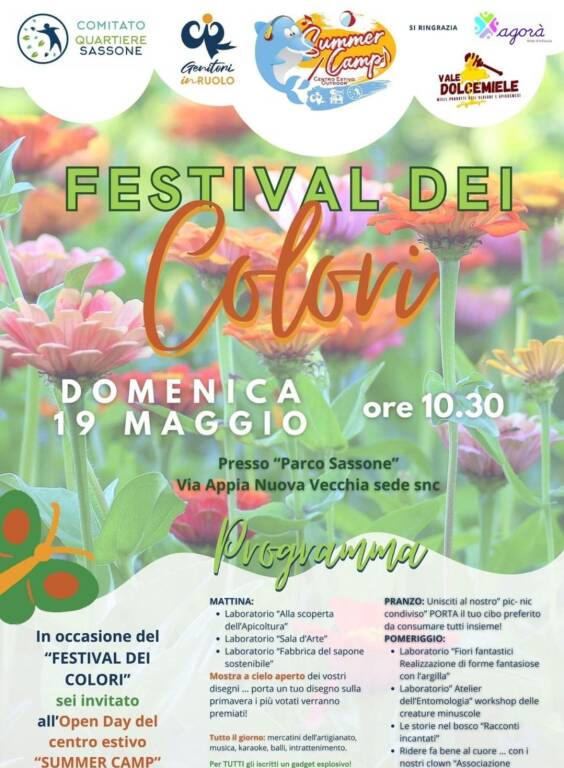 Festival colori Sassone Marino 