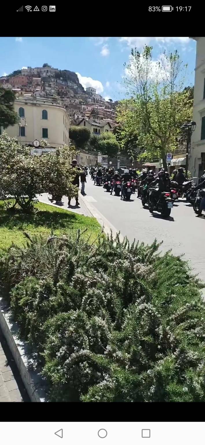 Lady biker a Rocca di Papa